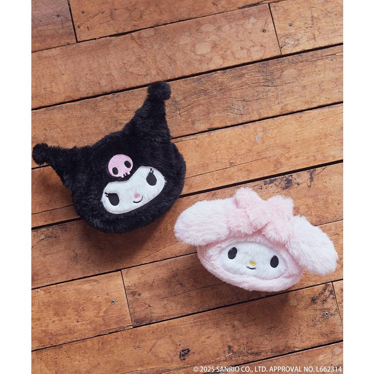 秘密のメロクロ クロミ ぬいぐるみ&ポーチ マイメロディ＆クロミひみつ