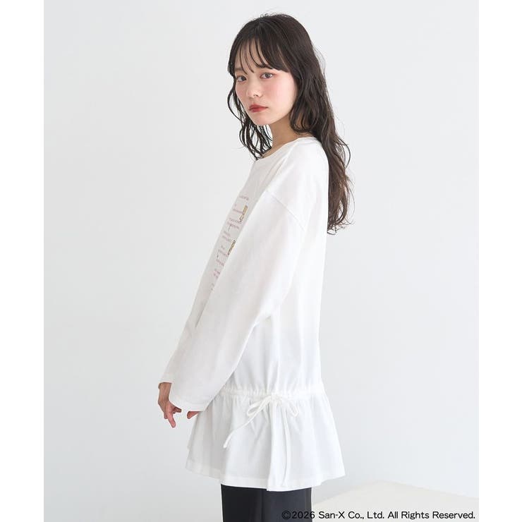 リラックマ×earth ブラウジングロンT | earth music&ecology  | 詳細画像4 