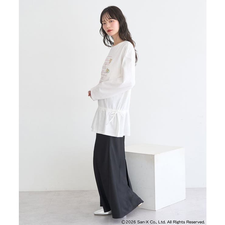 リラックマ×earth ブラウジングロンT | earth music&ecology  | 詳細画像9 