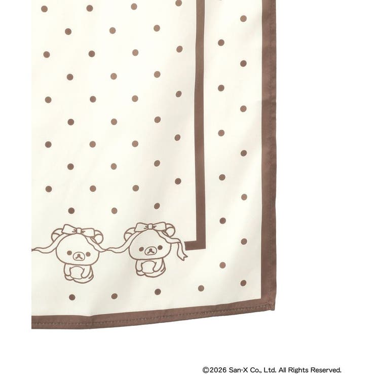 リラックマ×earth アソートドットスカーフ | earth music&ecology  | 詳細画像5 