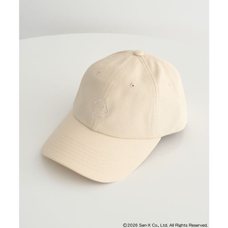 アイボリー | リラックマ×earth ワンポイント刺繡キャップ | earth music&ecology 