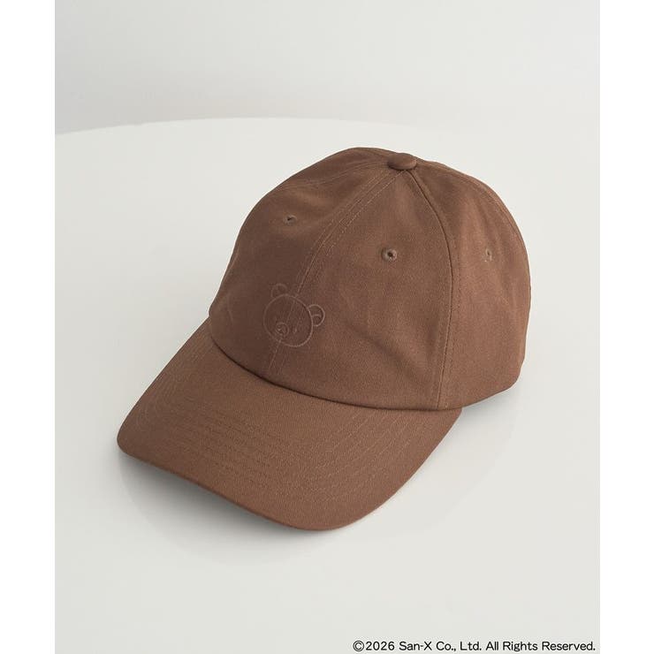 ブラウン | リラックマ×earth ワンポイント刺繡キャップ | earth music&ecology 