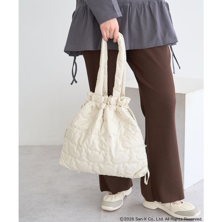 リラックマ×earth シルエットキルトトートバッグ | earth music&ecology  | 詳細画像2 