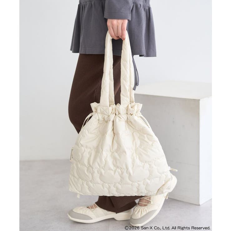 リラックマ×earth シルエットキルトトートバッグ | earth music&ecology  | 詳細画像3 