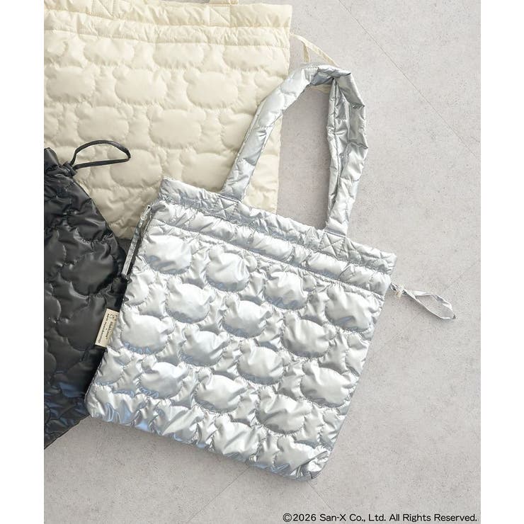 リラックマ×earth シルエットキルトトートバッグ | earth music&ecology  | 詳細画像4 