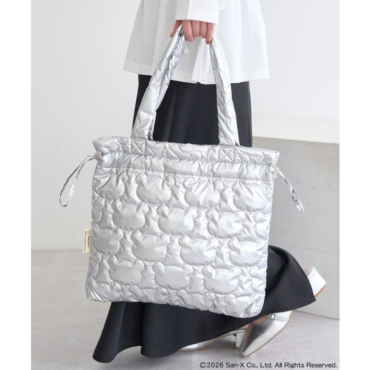 リラックマ×earth シルエットキルトトートバッグ | earth music&ecology  | 詳細画像5 