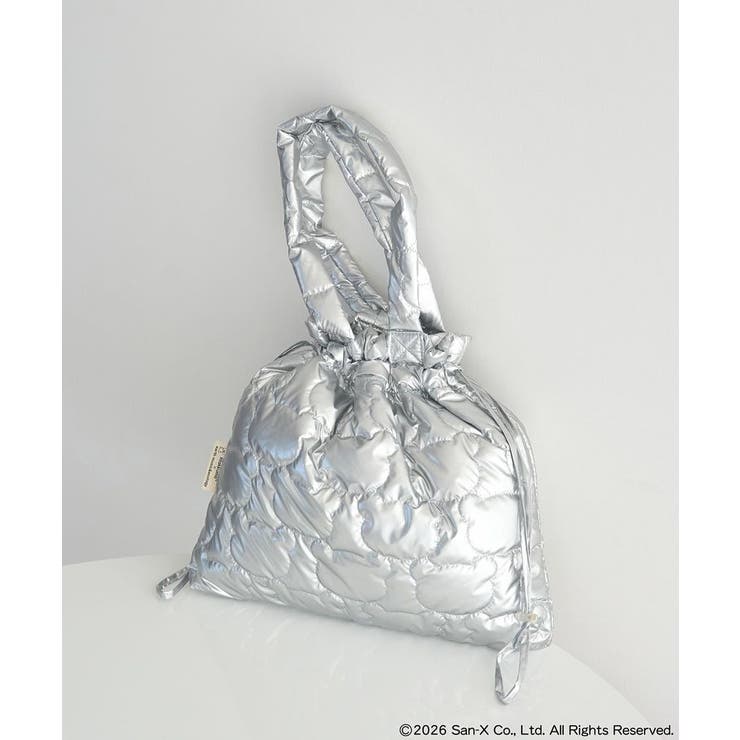 シルバー | リラックマ×earth シルエットキルトトートバッグ | earth music&ecology 