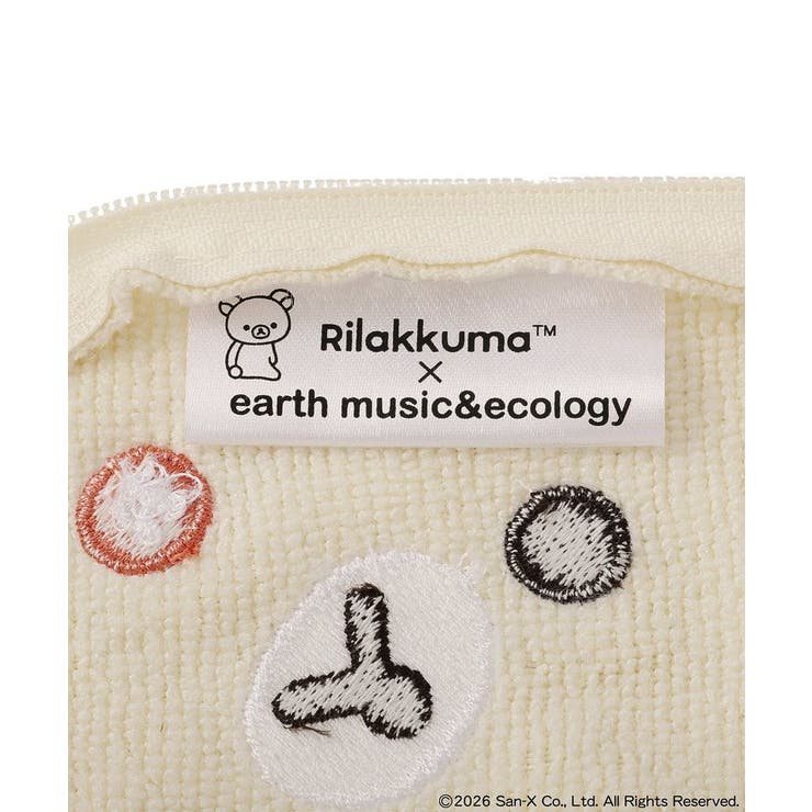 リラックマ×earth 2wayジップハンカチ | earth music&ecology  | 詳細画像8 
