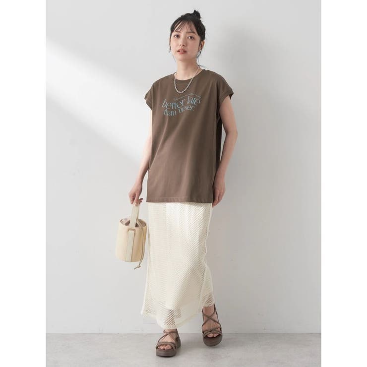 MARK&LONAホワイト メッシュスカート MARK&LONAホワイト メッシュスカート スクエアーメッシュ