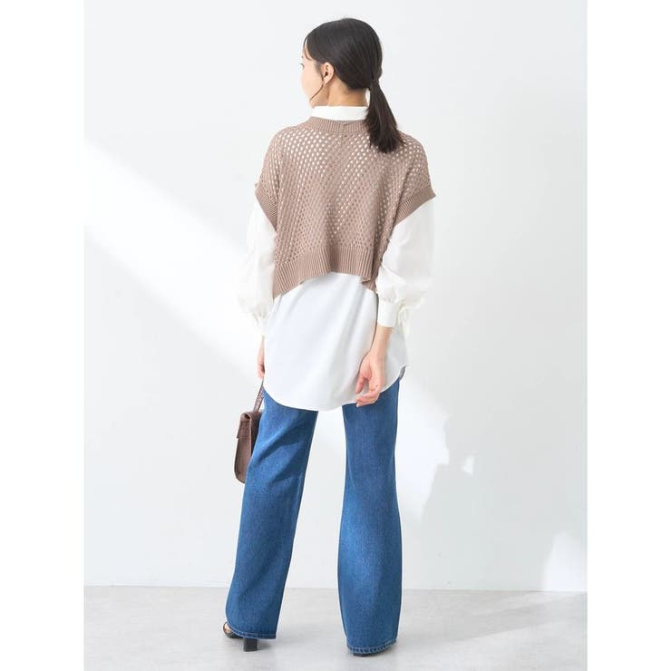 SET2点メッシュベスト+シャツ | earth music&ecology  | 詳細画像8