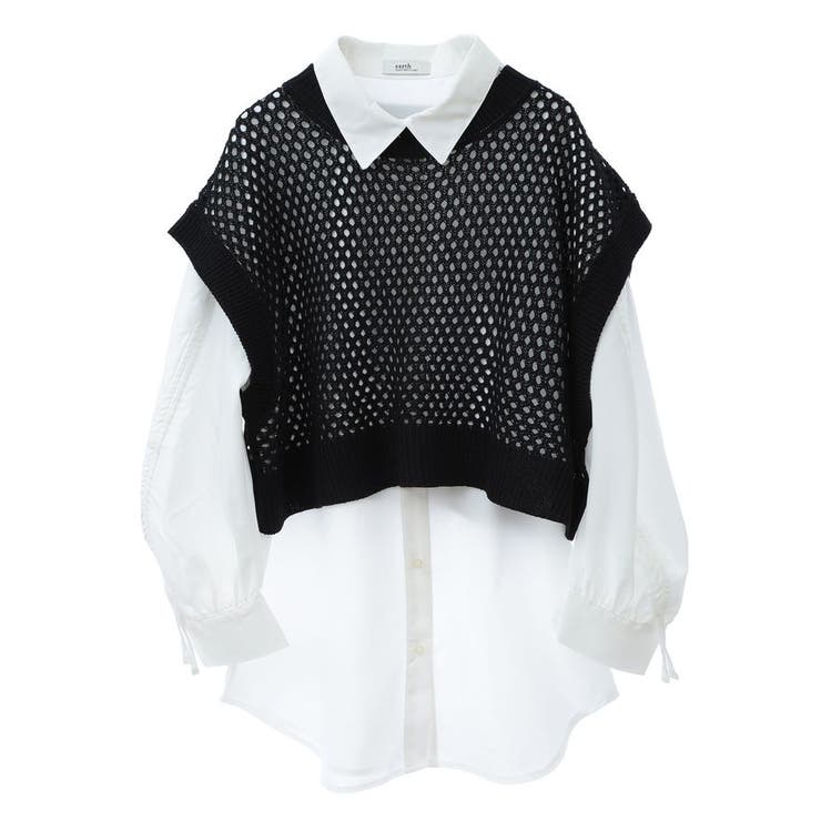 SET2点メッシュベスト+シャツ | earth music&ecology  | 詳細画像33