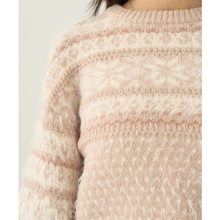 フェザーヤーンノルディックプルオーバー | earth music&ecology  | 詳細画像26