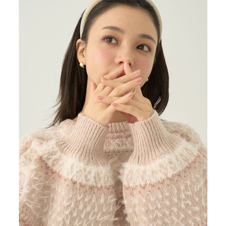 フェザーヤーンノルディックプルオーバー | earth music&ecology  | 詳細画像27