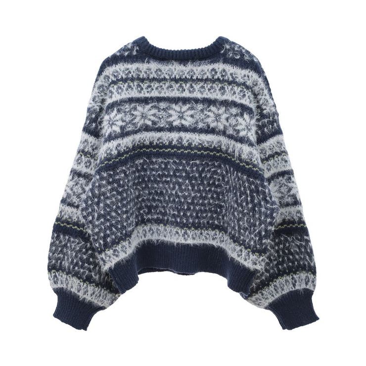 フェザーヤーンノルディックプルオーバー | earth music&ecology  | 詳細画像29