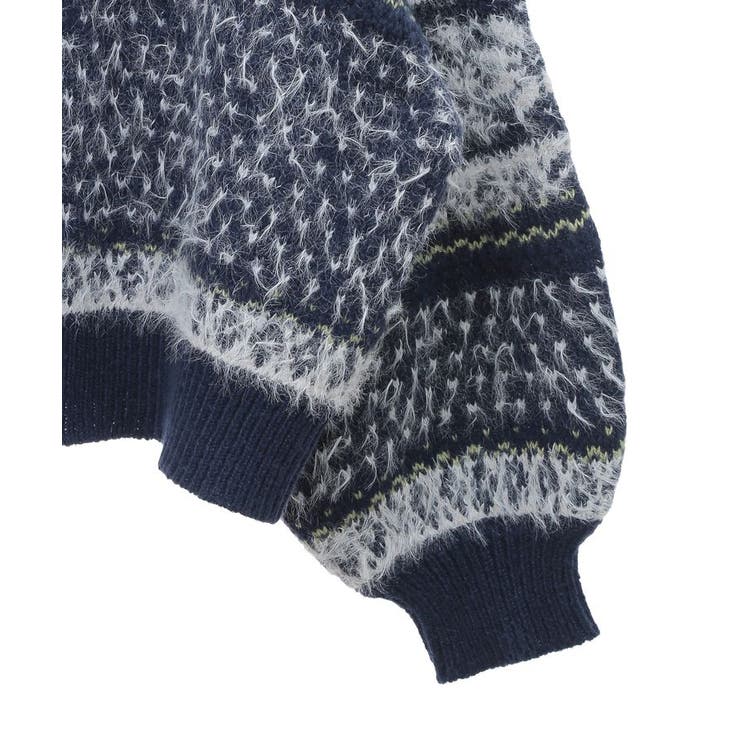 フェザーヤーンノルディックプルオーバー | earth music&ecology  | 詳細画像31