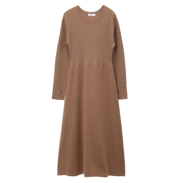 SET2点ZIPベスト+ニットワンピース[品番：EMEW0046488]｜earth