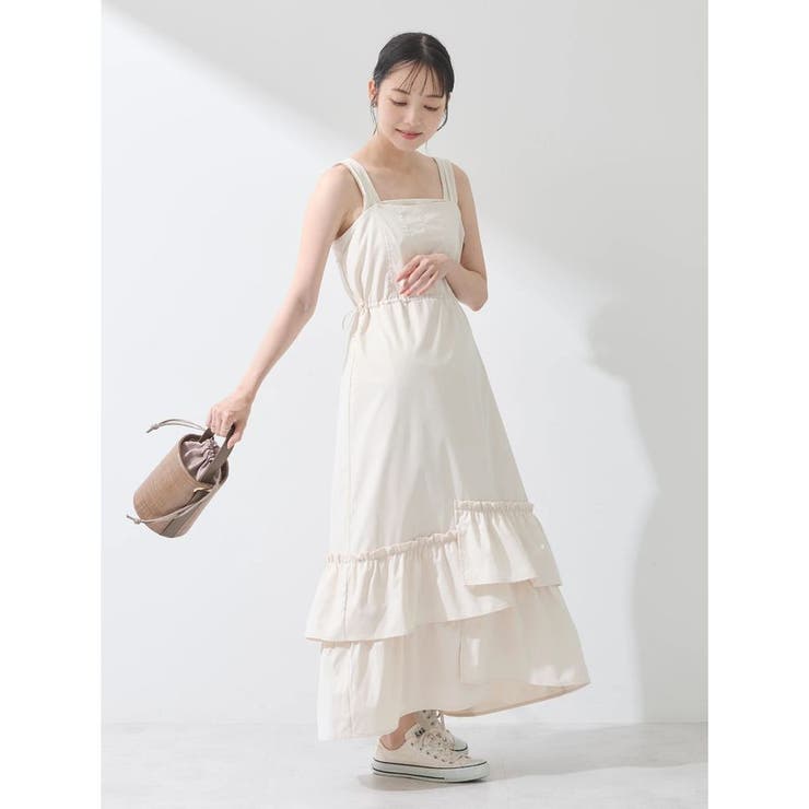 pal elfy ドロストティアードキャミワンピース palelfy ドロスト