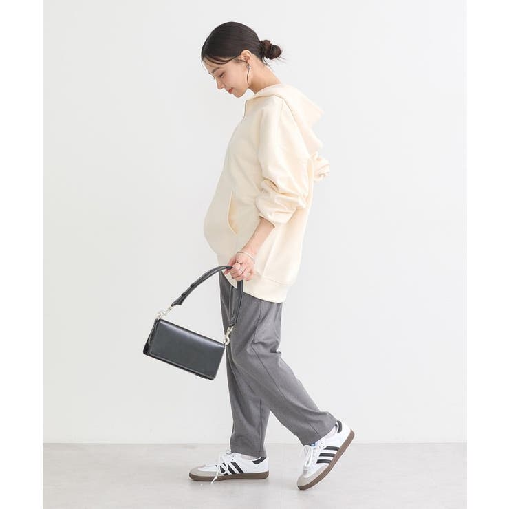 ダンボールニットハーフZIPフーディー[品番：EMEW0046595
