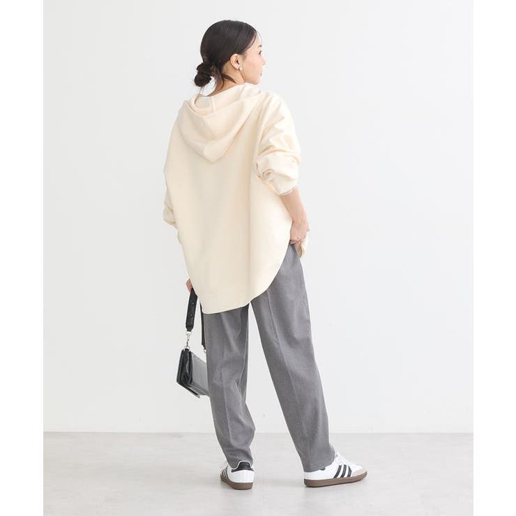 ダンボールニットハーフZIPフーディー[品番：EMEW0046595