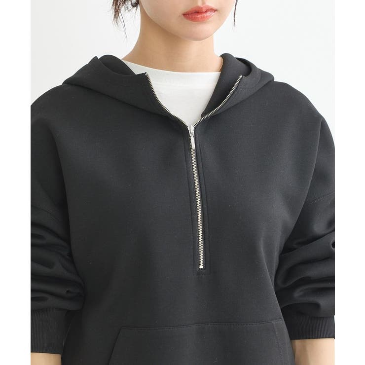 ダンボールニットハーフZIPフーディー[品番：EMEW0046595