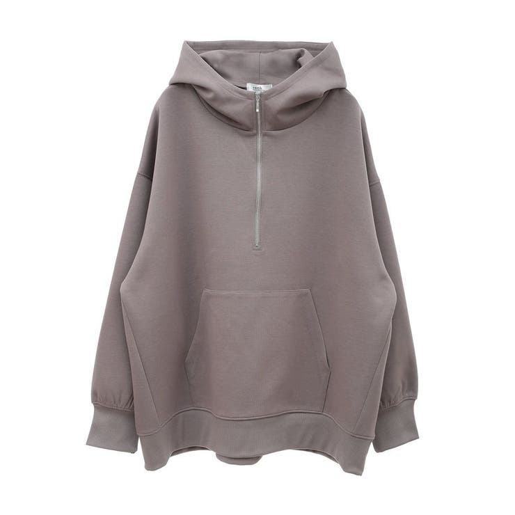 ダンボールニットハーフZIPフーディー[品番：EMEW0046595