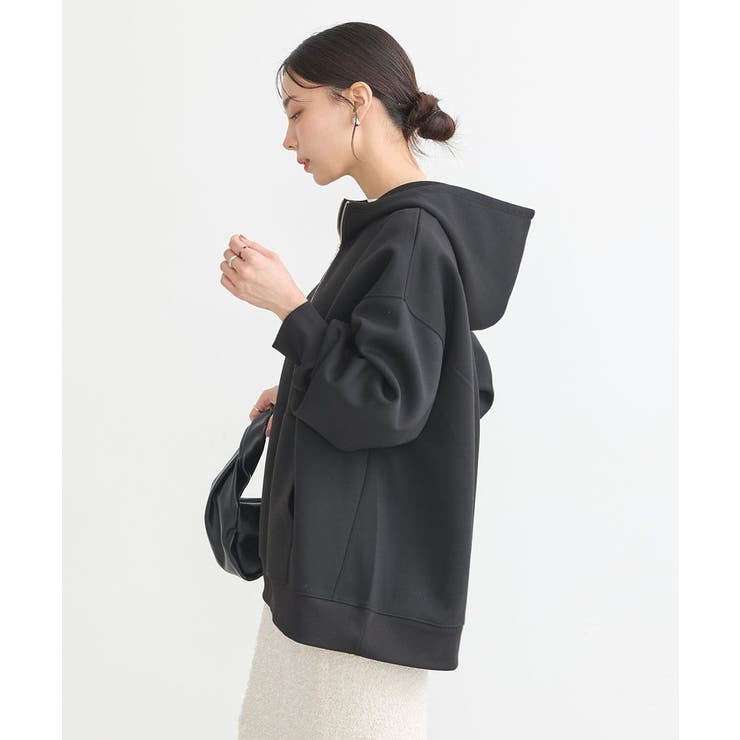 ダンボールニットハーフZIPフーディー[品番：EMEW0046595