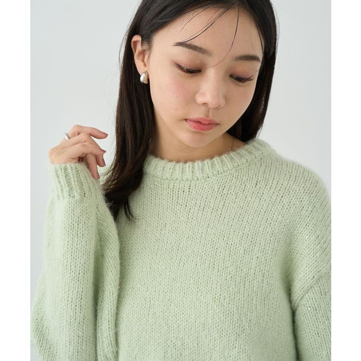 【セール】福袋/福箱ファッション通販 スパンコールショートニットプルオーバー[品番：EMEW0047240 トップス