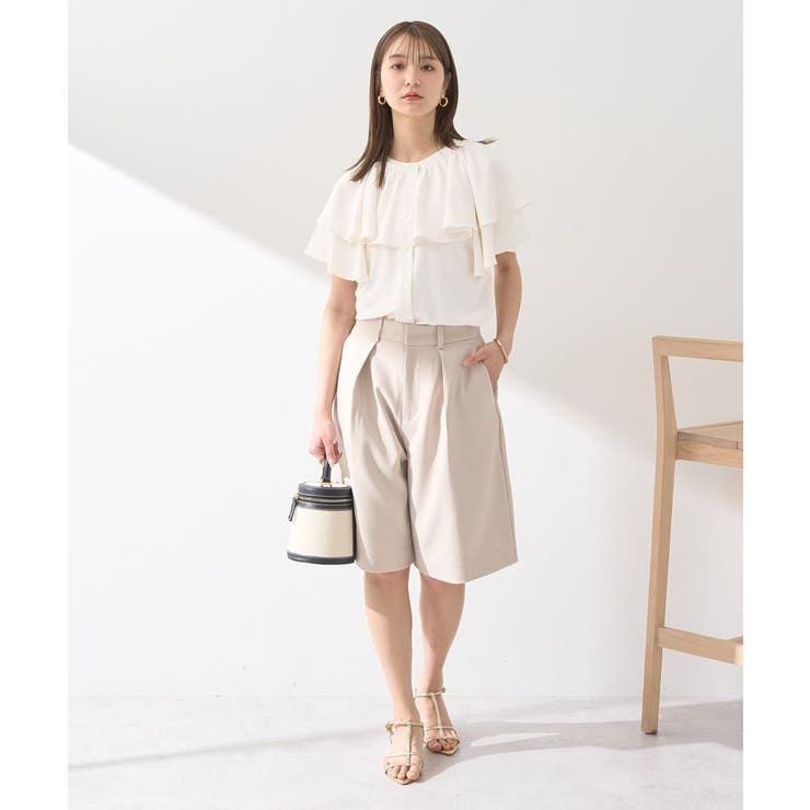 タックハーフパンツ | earth music&ecology  | 詳細画像10 