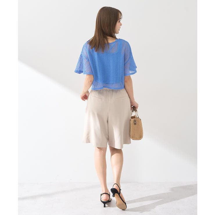 タックハーフパンツ | earth music&ecology  | 詳細画像21 