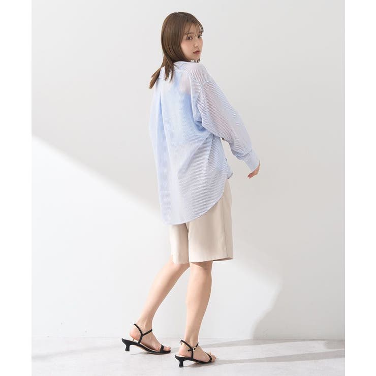 タックハーフパンツ | earth music&ecology  | 詳細画像23 