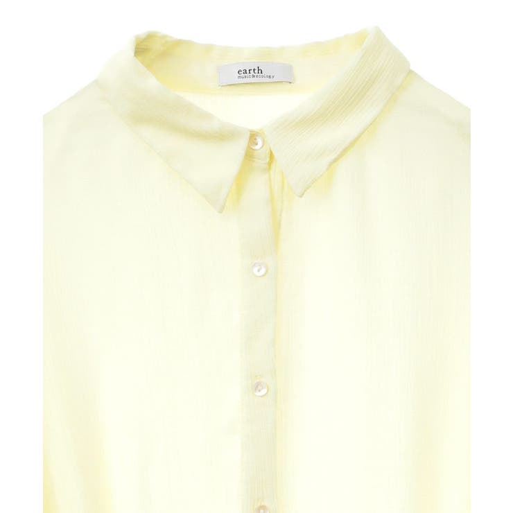 レーヨンクレープドロストシャツ | earth music&ecology  | 詳細画像25 