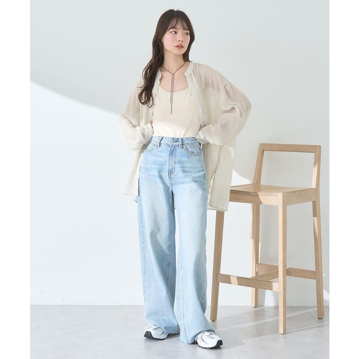 マジョリカプリーツレギュラーシャツ | earth music&ecology  | 詳細画像10 