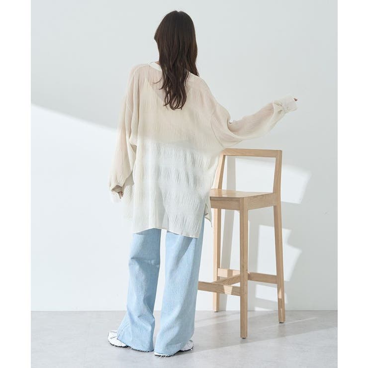 マジョリカプリーツレギュラーシャツ | earth music&ecology  | 詳細画像9 