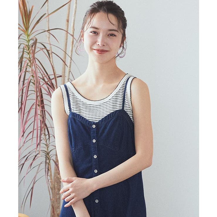 ピコトリミングタンクトップ | earth music&ecology  | 詳細画像2