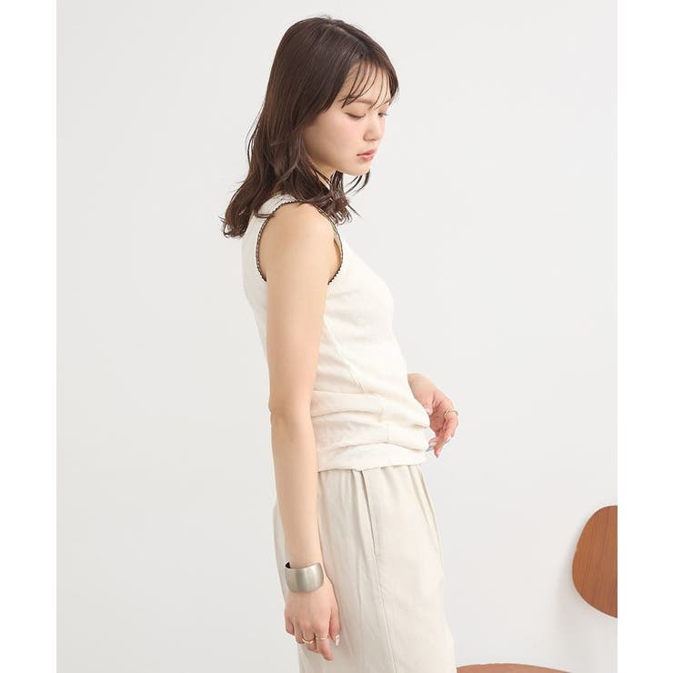 ピコトリミングタンクトップ | earth music&ecology  | 詳細画像7