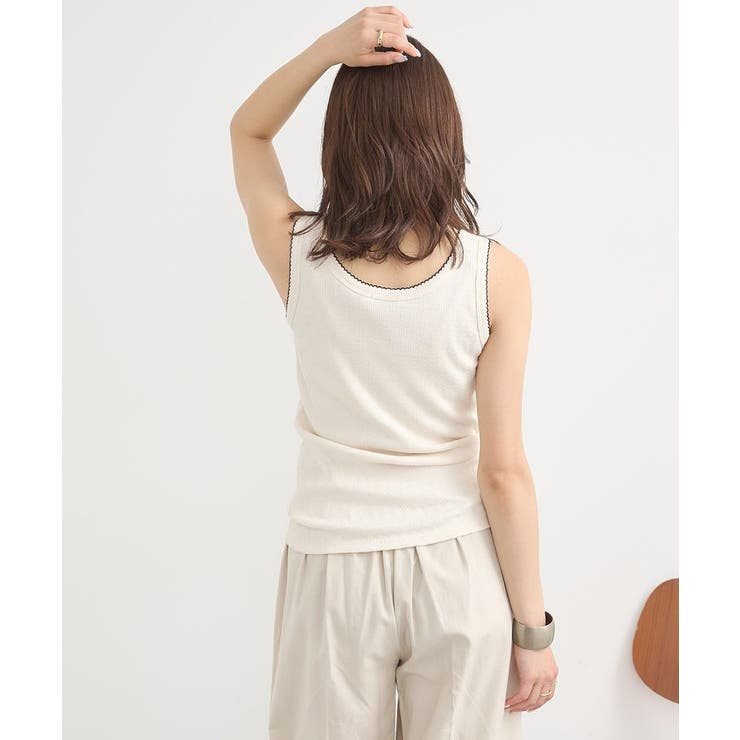 ピコトリミングタンクトップ | earth music&ecology  | 詳細画像8