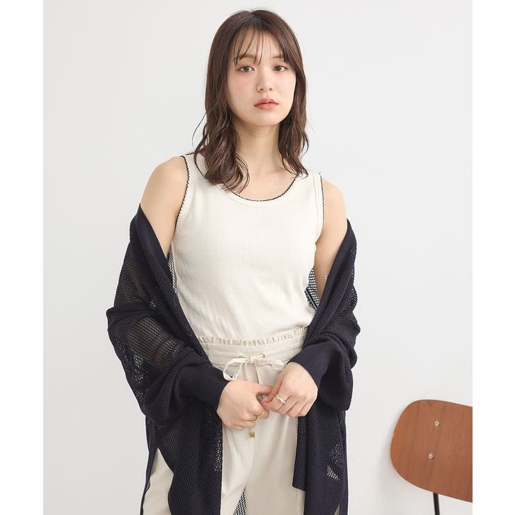 ピコトリミングタンクトップ | earth music&ecology  | 詳細画像9