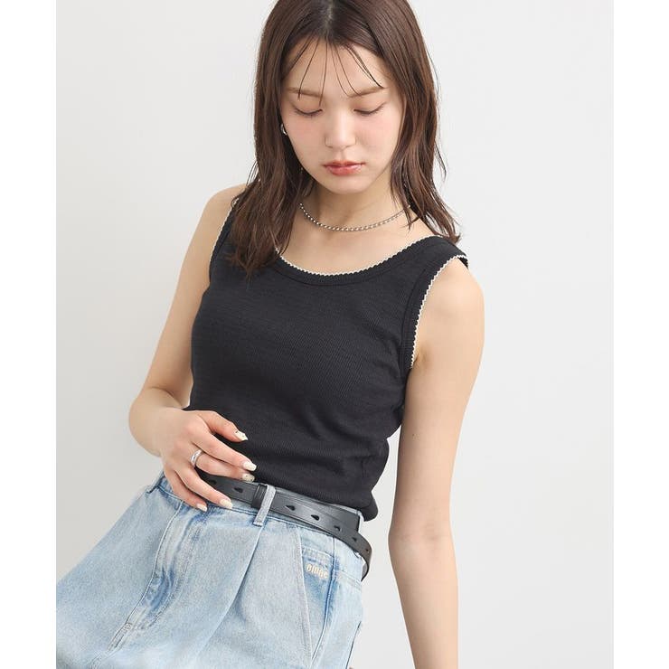 ピコトリミングタンクトップ | earth music&ecology  | 詳細画像17