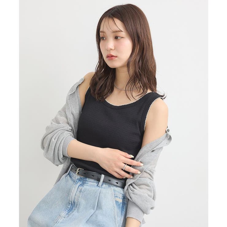 ピコトリミングタンクトップ | earth music&ecology  | 詳細画像19