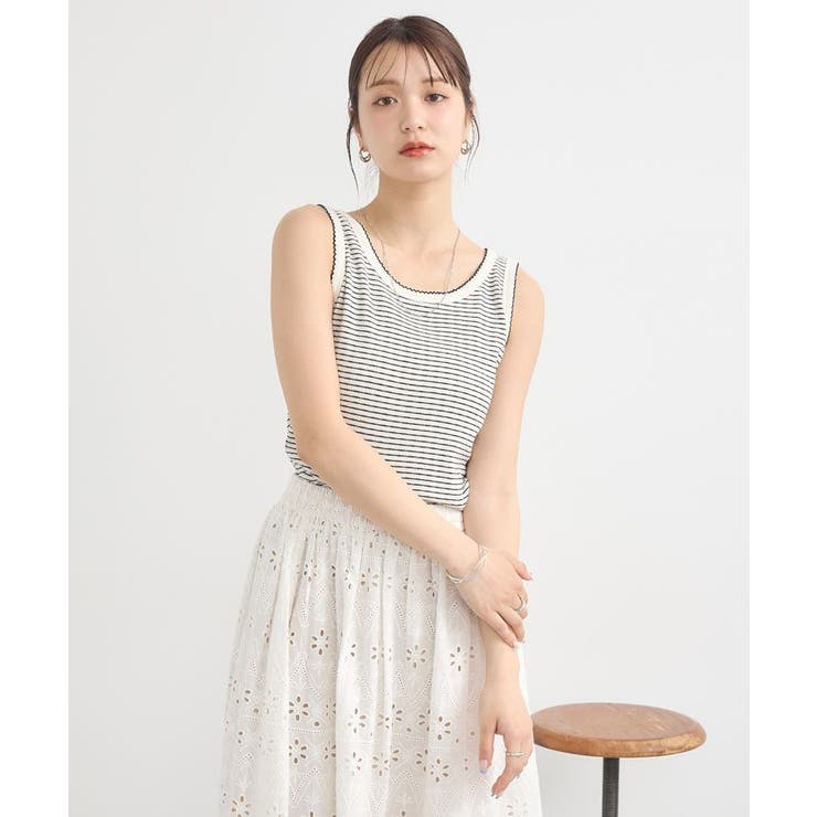 ピコトリミングタンクトップ | earth music&ecology  | 詳細画像21