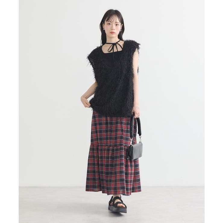 ふさふさベスト | earth music&ecology  | 詳細画像24 