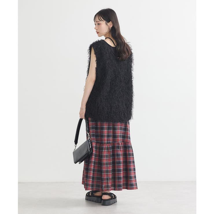 ふさふさベスト | earth music&ecology  | 詳細画像26 