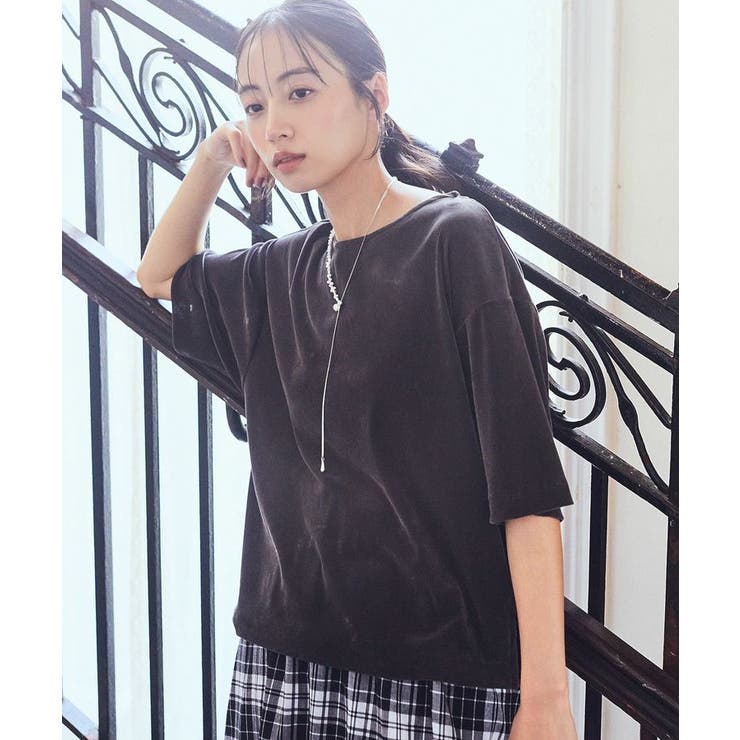 シアーベロアTee | earth music&ecology  | 詳細画像1