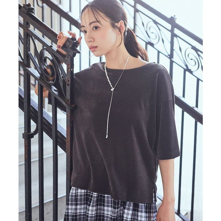 シアーベロアTee | earth music&ecology  | 詳細画像2