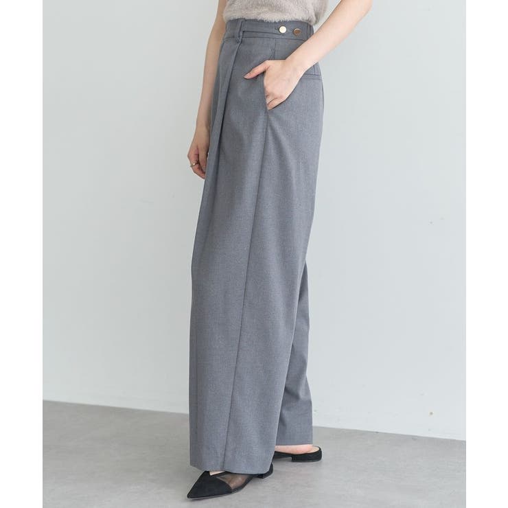 ウエストタブタックパンツ | earth music&ecology  | 詳細画像5 