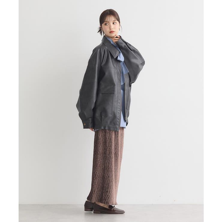 シャイニーベロアスカート | earth music&ecology  | 詳細画像12 