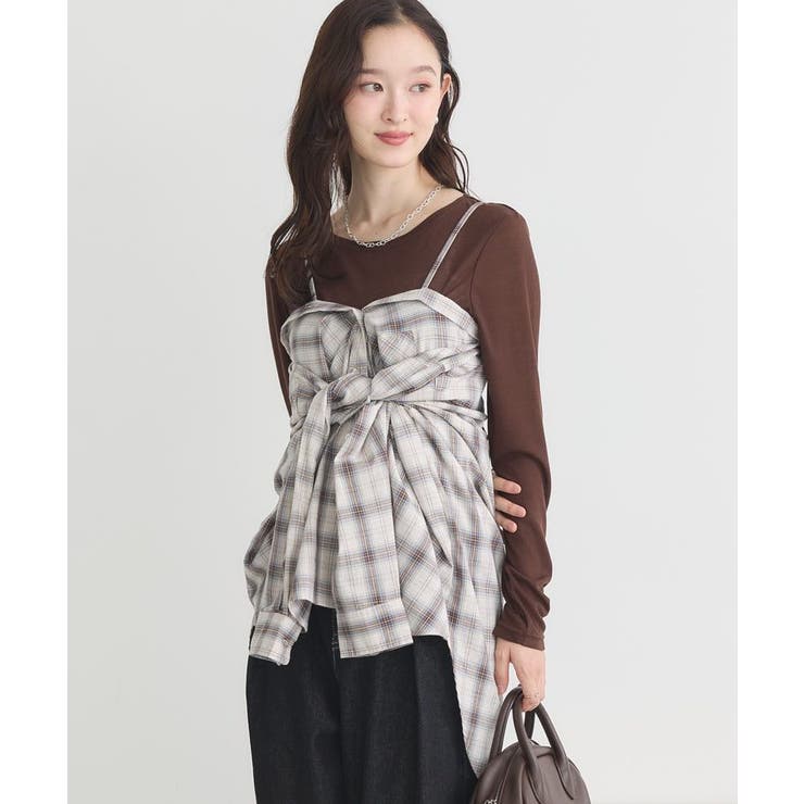 マルチウェイチェックシャツ | earth music&ecology  | 詳細画像15 