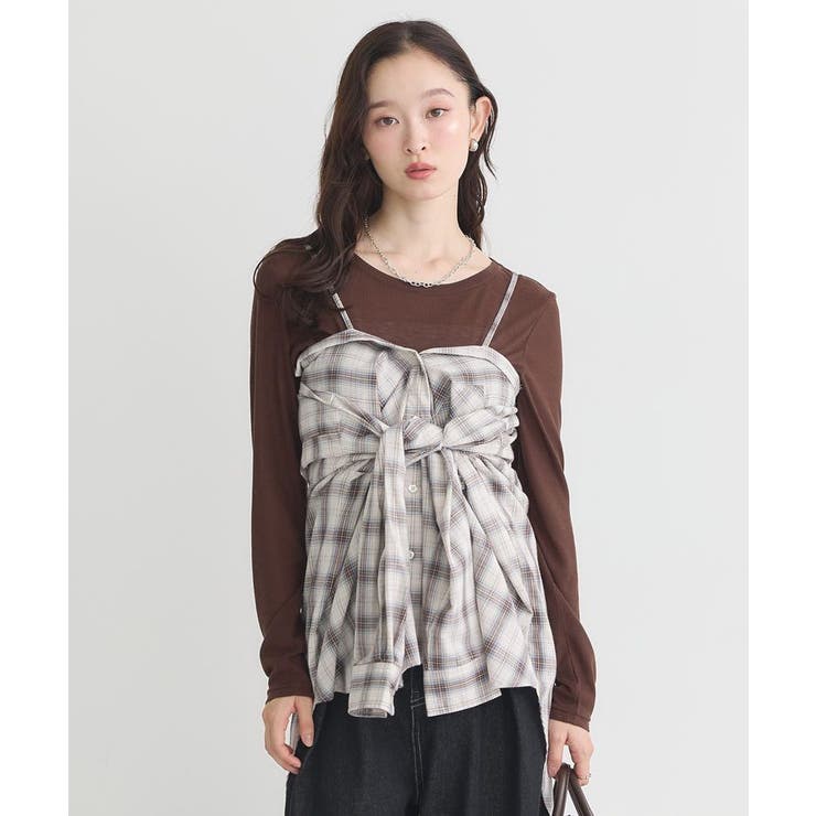 マルチウェイチェックシャツ | earth music&ecology  | 詳細画像16 