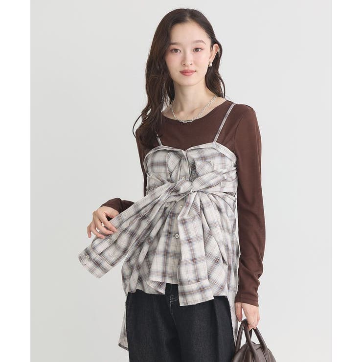 マルチウェイチェックシャツ | earth music&ecology  | 詳細画像17 