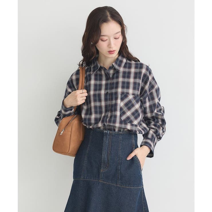 マルチウェイチェックシャツ[品番：EMEW0049966]｜earth music&ecology